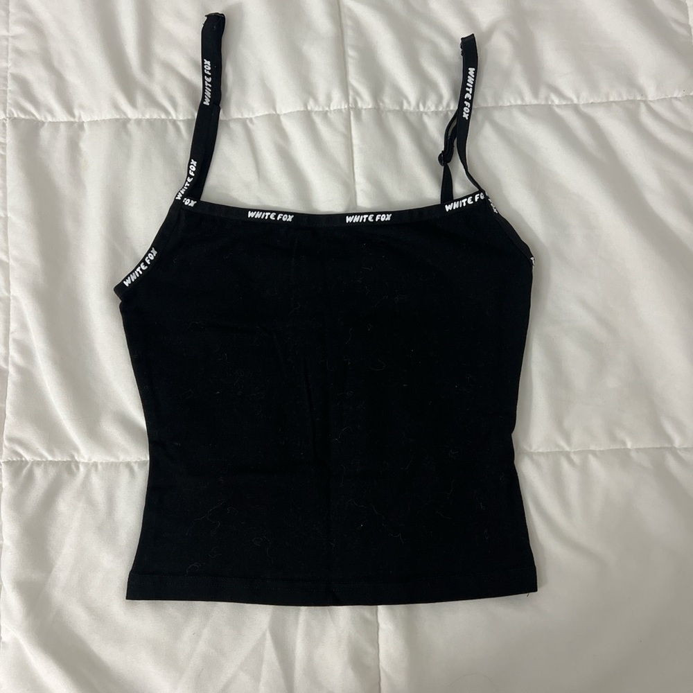 White Fox Boutique Black Tank Top